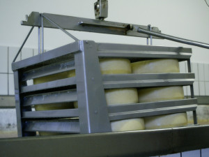 Rinde vom Käse 3 Käsebad Salzlake