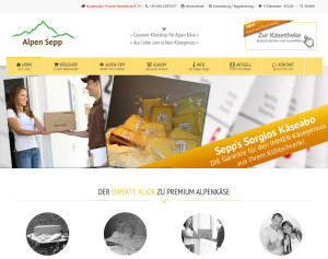 Erste Presseaussendung: Alpen Sepp auf APA und Deutschen Presseportalen 2 Startseite www.alpensepp.com