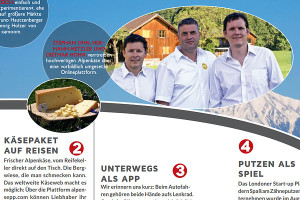 Bericht im Report (+) PLUS Magazin für Manager 3/2015 2 Alpen Sepp Report Plus