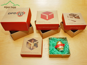 Kreatives DPD Ostergeschenk an Alpen Sepp - Wir bedanken uns herzlich 2 DPD Osternest mit Idee