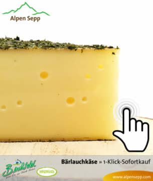 Heumilch Bärlauchkäse Sofortkauf