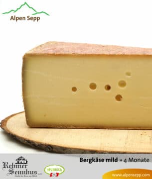 Bregenzerwälder Bergkäse mild, 4 Monate, Sennerei Rehmen