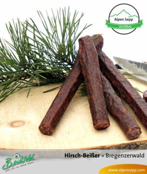 Hirsch Beisser Wurst