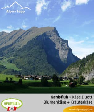 Käse-Duett Komposition Kanisfluh