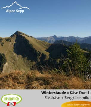 Käse-Duett Komposition Winterstaude