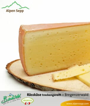 Heumilch Rässkäse trockengereift