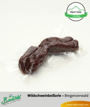 Wildschwein Beißerle Wildwurst