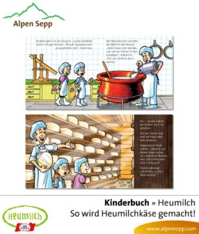 Heumilch Kinderbuch: Aha so wird Heumilchkaese gemacht