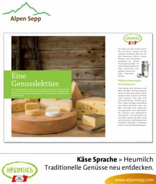 Lektüre - Lesebuch: Käsesprache - traditionelle Genüsse neu entdecken