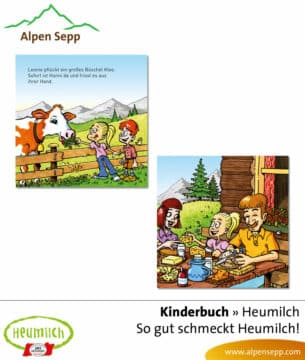 Heumilch Kinderbuch: So gut schmeckt Heumilch