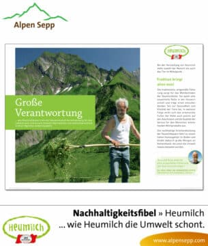 Fibel - Lesebuch: Wie Heumilch die Umwelt schont
