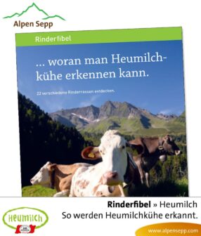 Fibel - Lesebuch: Woran man Heumilchkühe erkennen kann