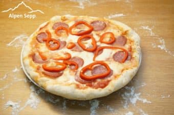 Pizza fertig
