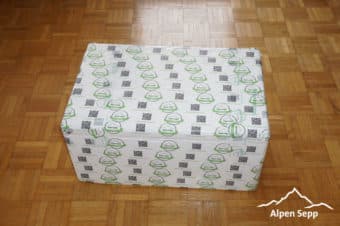 Käsepaket mit wirkungsvoller Temperaturisolierung