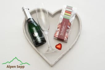 Erdbeeren mit Sekt zum Muttertag