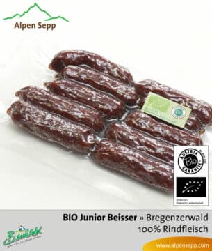 100% BIO Rind Junior Beisser vakuumiert