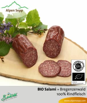 100% BIO Rind Salami
