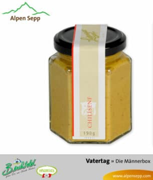 Chilisenf in der Männerbox zum Vatertag