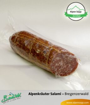 Alpenkräuter Salami aus dem Bregenzerwald