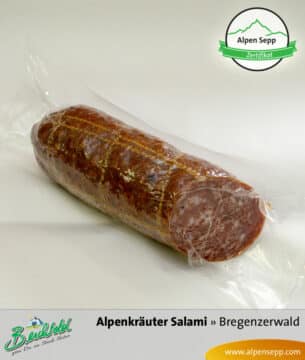 Alpenkräuter Salami aus dem Bregenzerwald