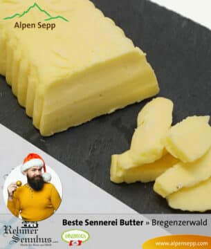 Beste Sennereibutter aus Heumilch im Weihnachtsset