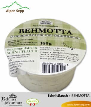 Rehmotta Brotaufstrich Schnittlauch