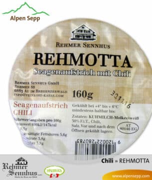 Rehmotta Brotaufstrich Chili