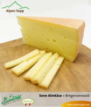 Senn Almkäse aus 100 % Heumilch aus dem Bregenzerwald