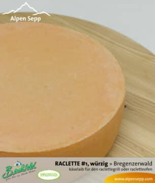 Raclette #1 würziger Käselaib für den Raclettegrill