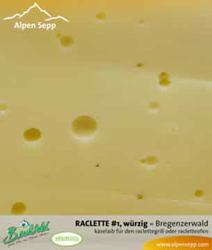 Raclette #1 würziger Käselaib für den Raclettegrill