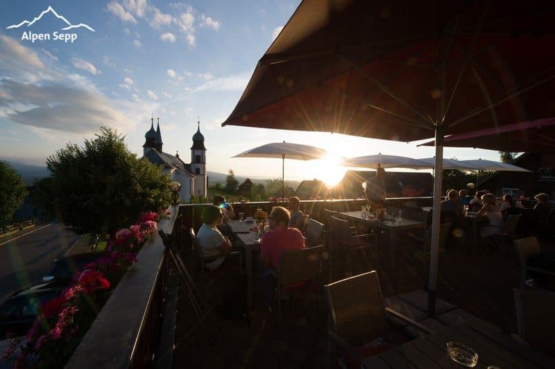 Gasthof Kreuz Bildstein Terrasse