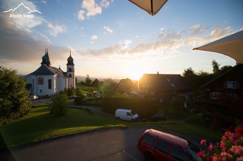 Gasthof Kreuz Bildstein Abendstimmung