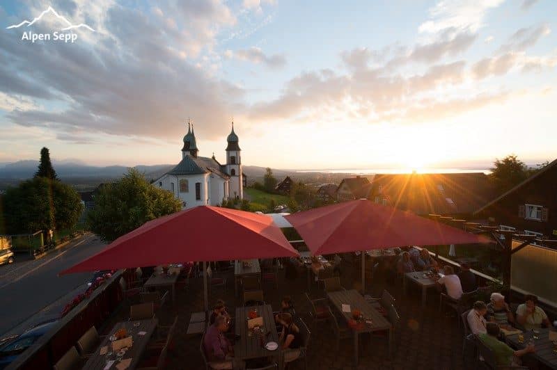 Gasthof Kreuz Bildstein Abendstimmung