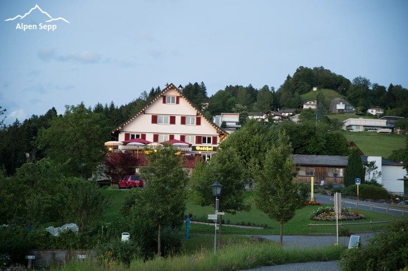 Gasthof Kreuz Bildstein von vorne