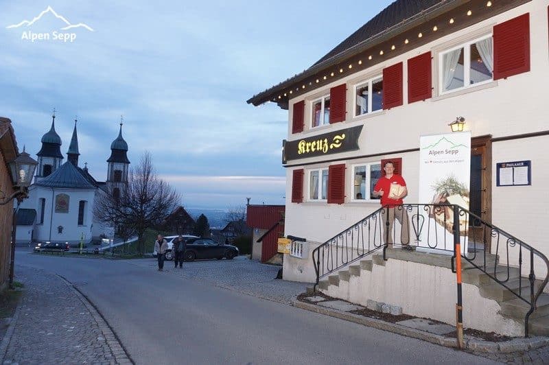 Alpen Sepp Käsespätzle Test Gasthof Kreuz Bildstein