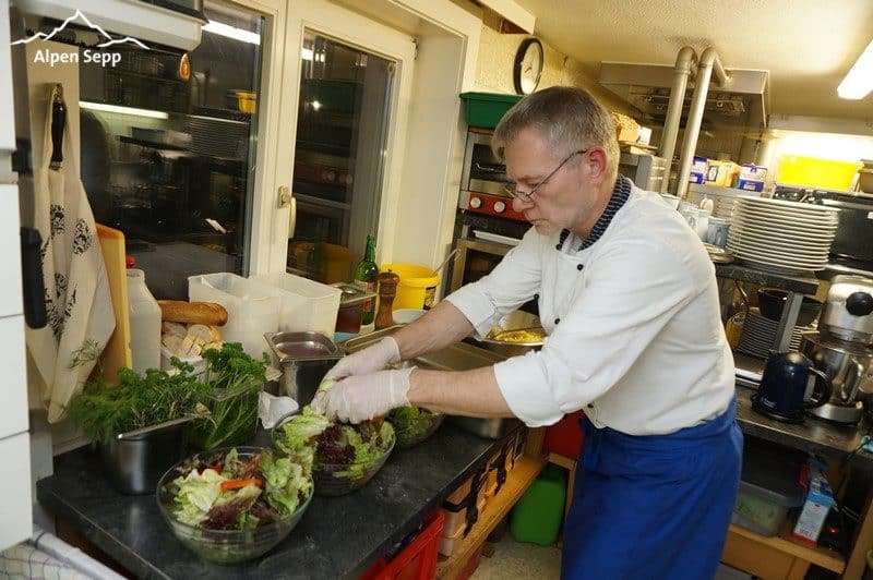 Käsespätzle Gasthaus Kreuz Bildstein - Küchenchef Michael