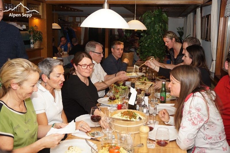 Käsespätzle Gasthaus Kreuz Bildstein Testabend