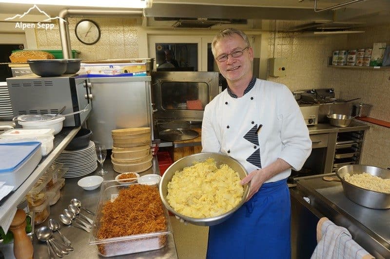 Käsespätzle Gasthof Kreuz Bildstein - Michaels Kartoffelsalat - hausgemacht