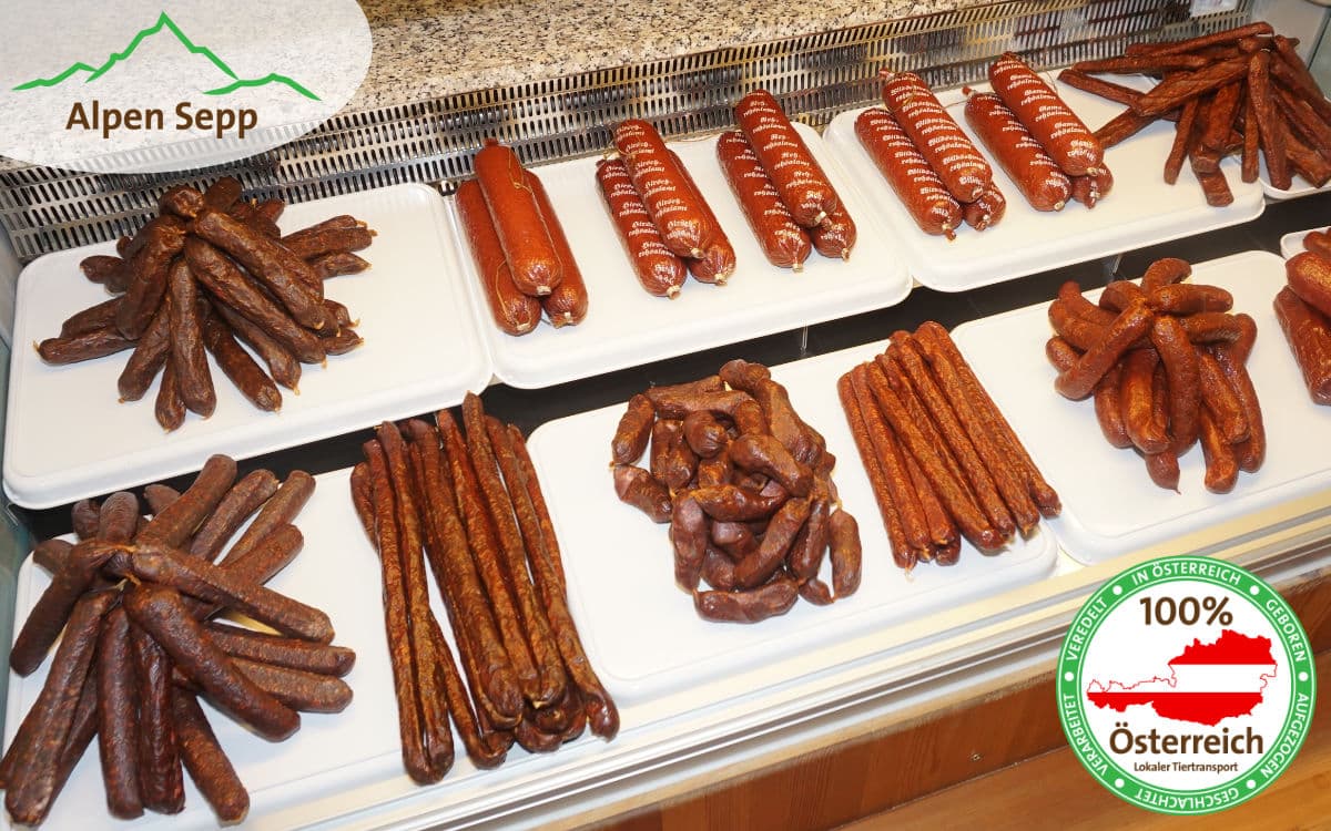 Fleischqualität für Wurstwaren bei Alpen Sepp