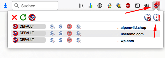 Script Blocker deaktivieren