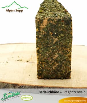 Heumilch Bärlauchkäse Käserinde