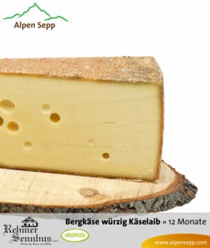 Extra würziger Bergkäse Laib