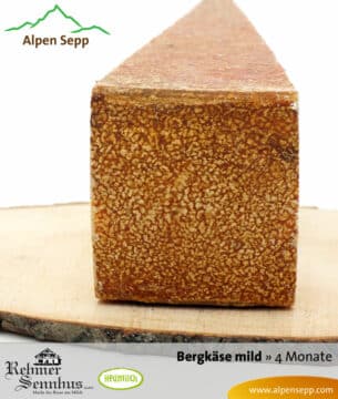 Bergkäse Rinde, mild - 4 Monate alt