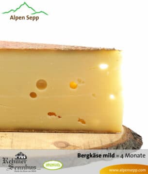 Heumilch Bergkäse, mild - 4 Monate gelagert