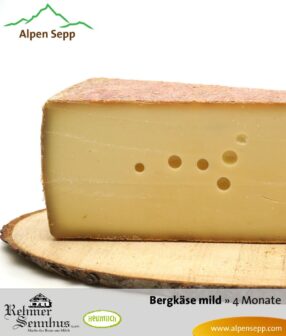 Bergkäse, mild - 4 Monate alt