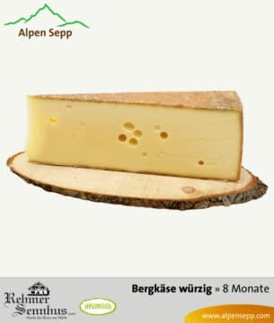 Bergkäse Spezialität, würziger Geschmack