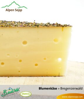 Blumenkäse im Käse Shop