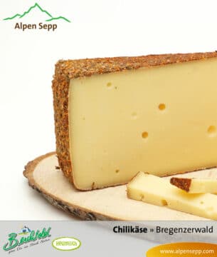 Chilikäse - würziger Schnittkäse