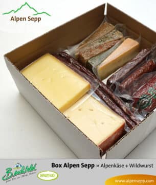 Geschenkbox Alpen Sepp - Wurst und Käse