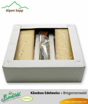 Geschenkbox Edelweiss - Käsevariation